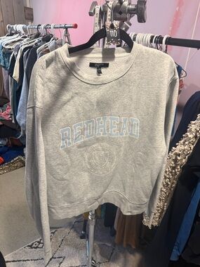 110. brunette the label crew red head L/XL